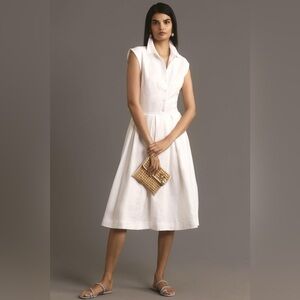 Reformation White Midi Dress